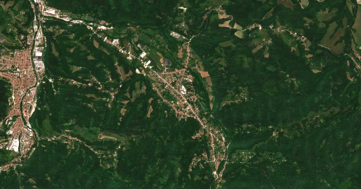 Satellitenkarte von Oreshak
