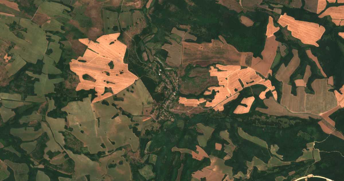 Satellitenkarte von Dragana