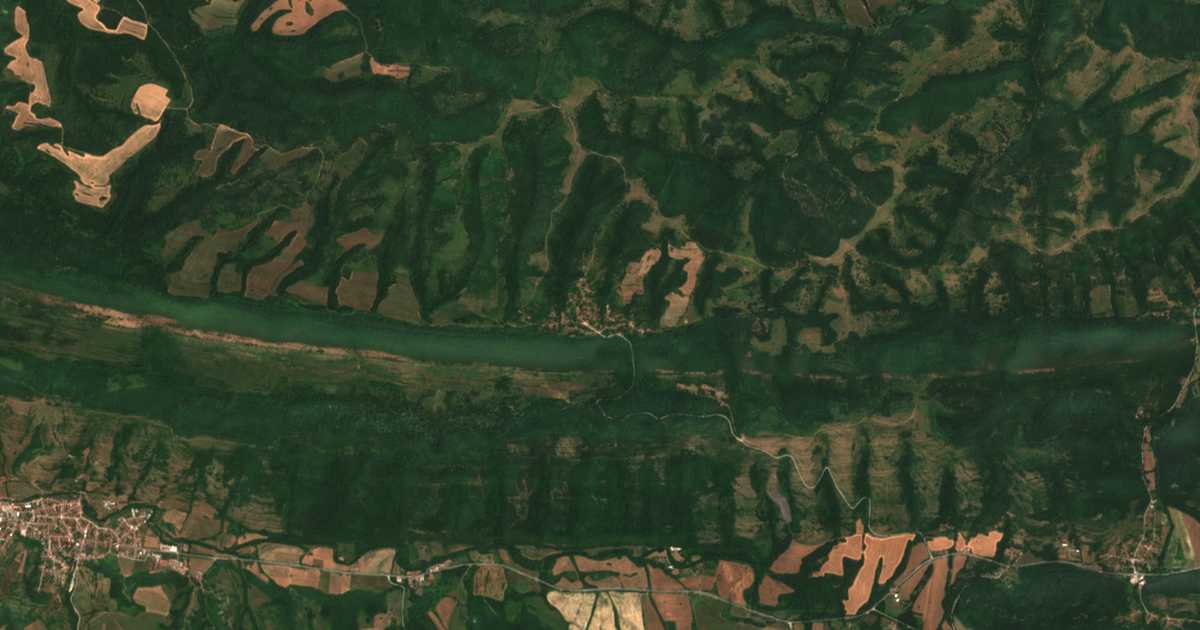 Satellitenkarte von Slavštica