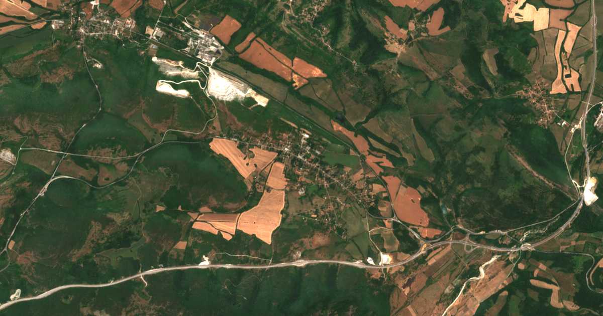 Satellitenkarte von Brestnica