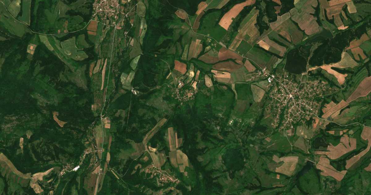 Satellitenkarte von Baljuvica