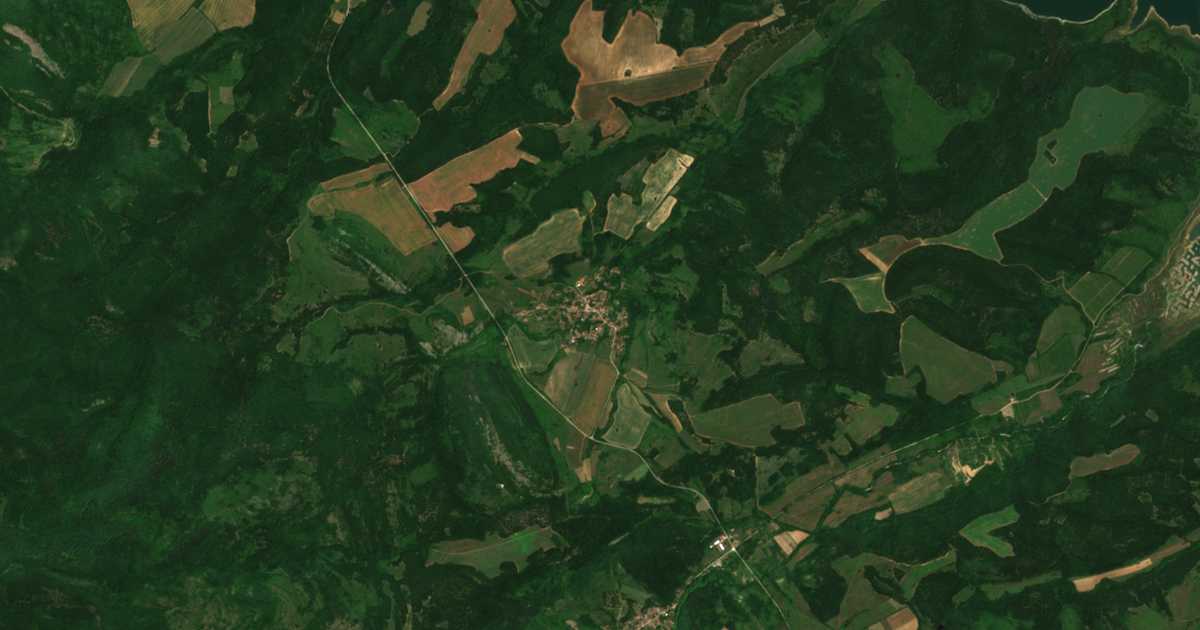 Satellitenkarte von Bistrilica