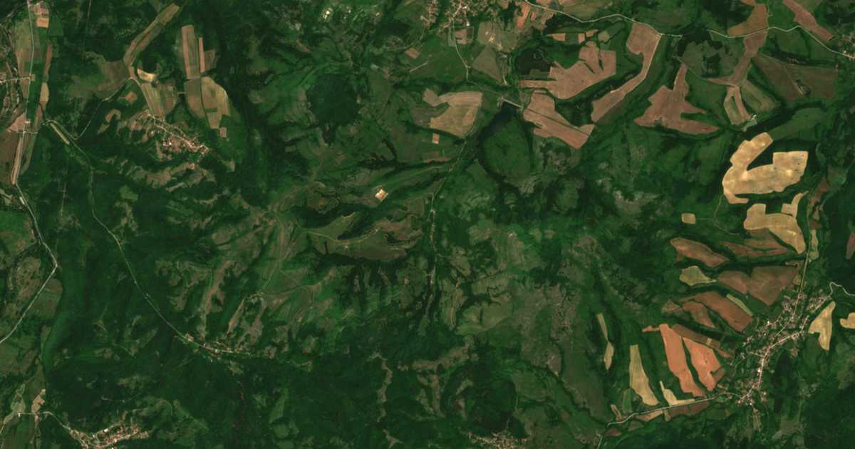 Satellitenkarte von Rašovica