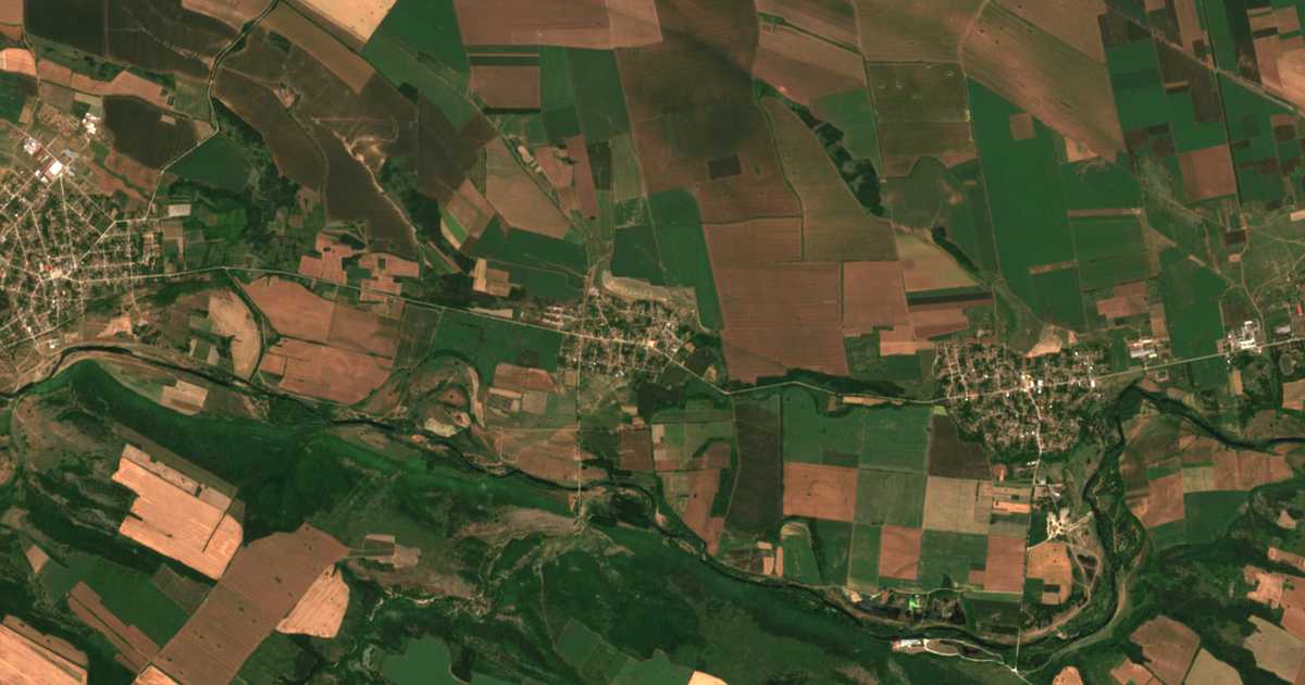 Satellitenkarte von Kobiljak