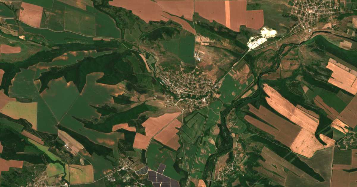 Satellitenkarte von Mǎrčevo