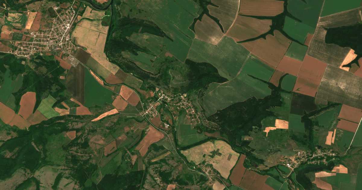 Satellitenkarte von Ohrid