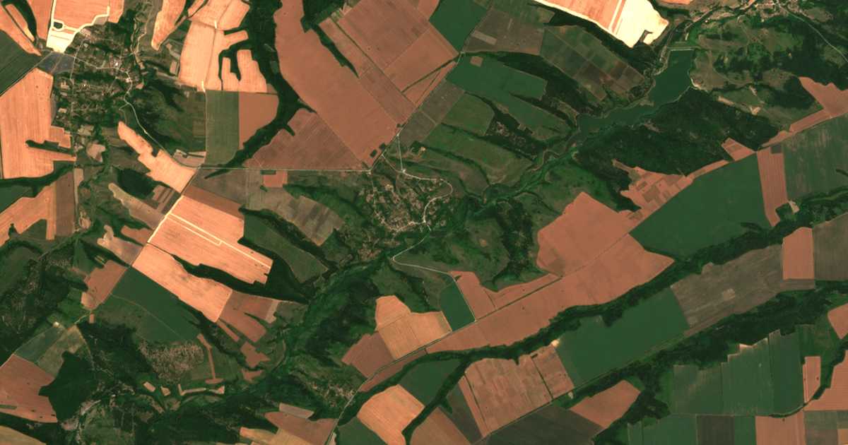 Satellitenkarte von Bukovec