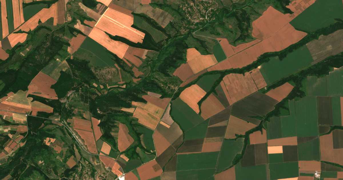 Satellitenkarte von Odorovci