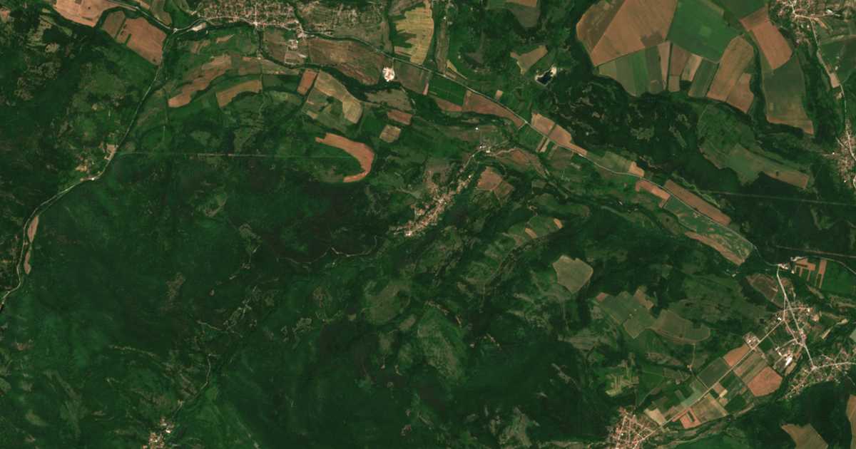 Satellitenkarte von Gorna Kovačica