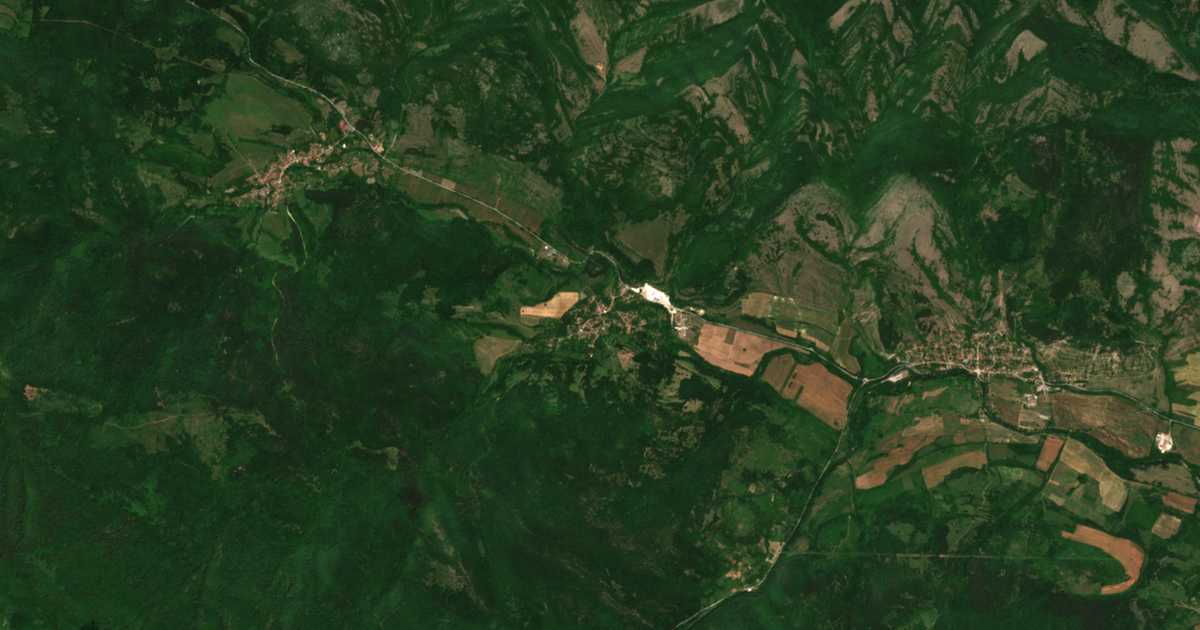 Satellitenkarte von Mitrovci