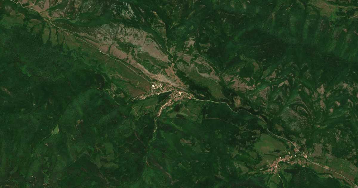 Satellitenkarte von Prevala