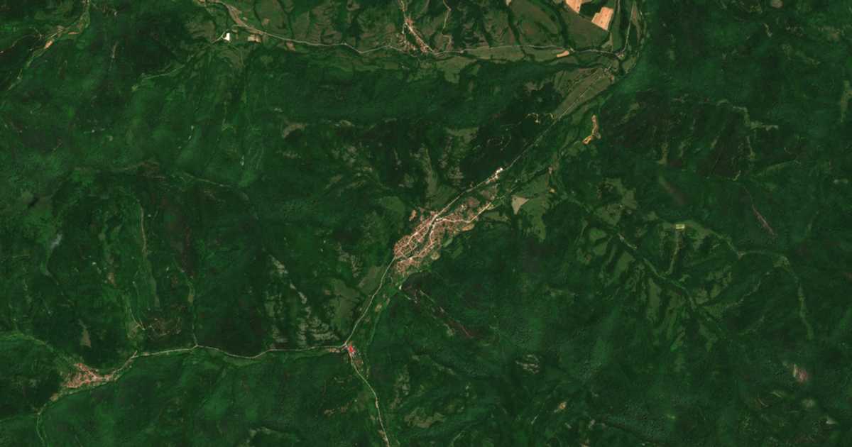 Satellitenkarte von Govežda