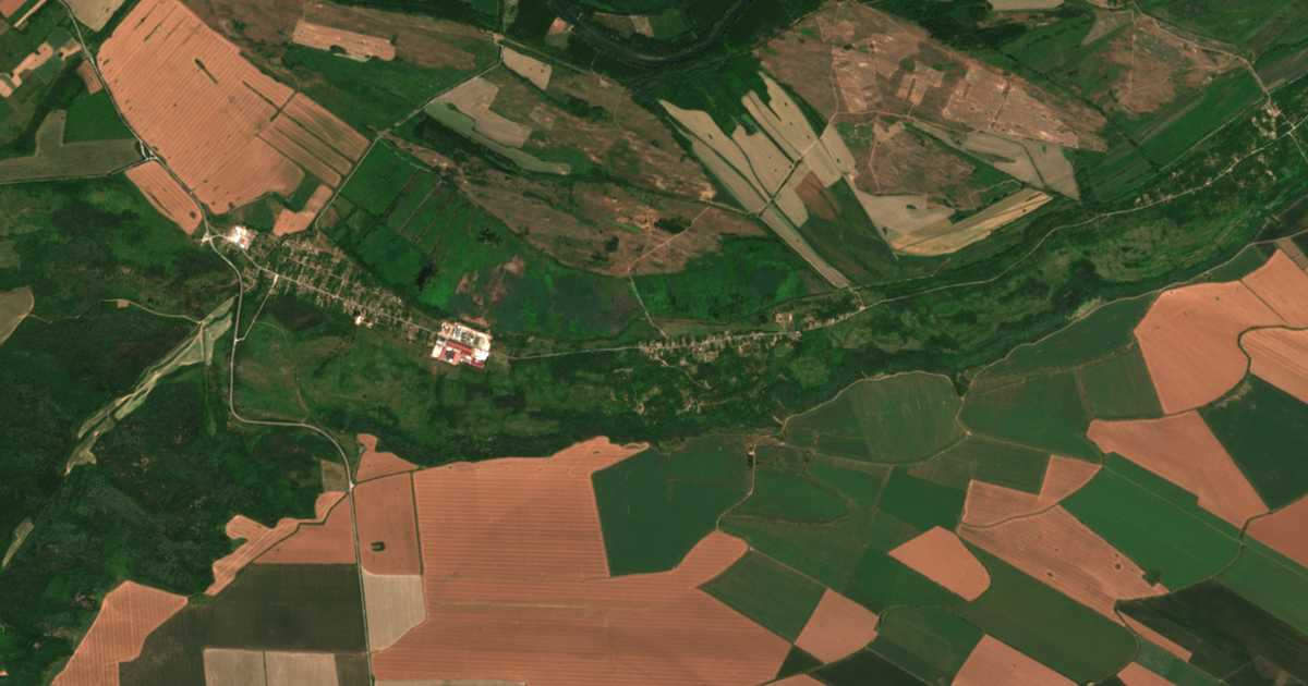 Satellitenkarte von Slivata