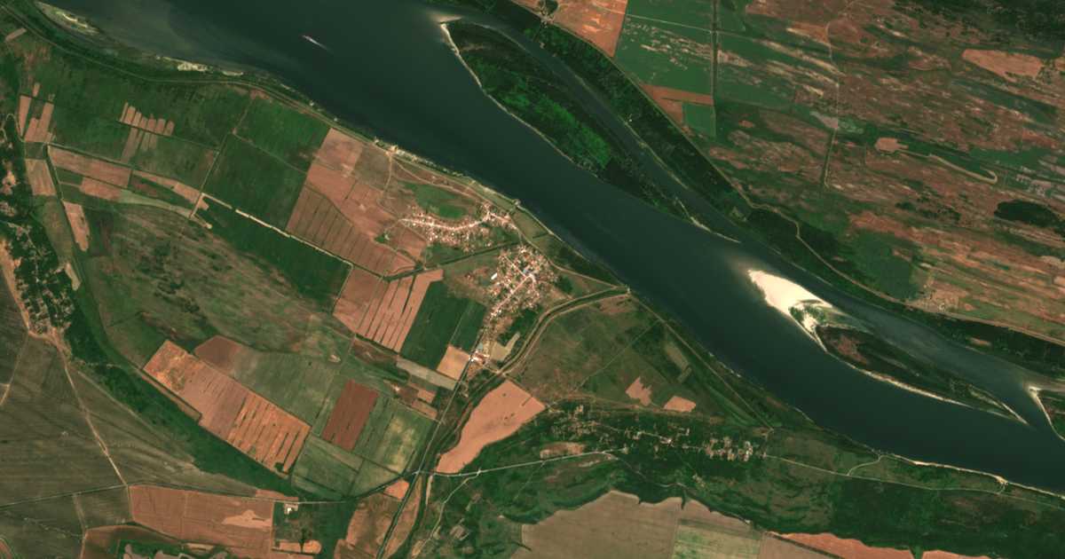 Satellitenkarte von Dolni Cibǎr