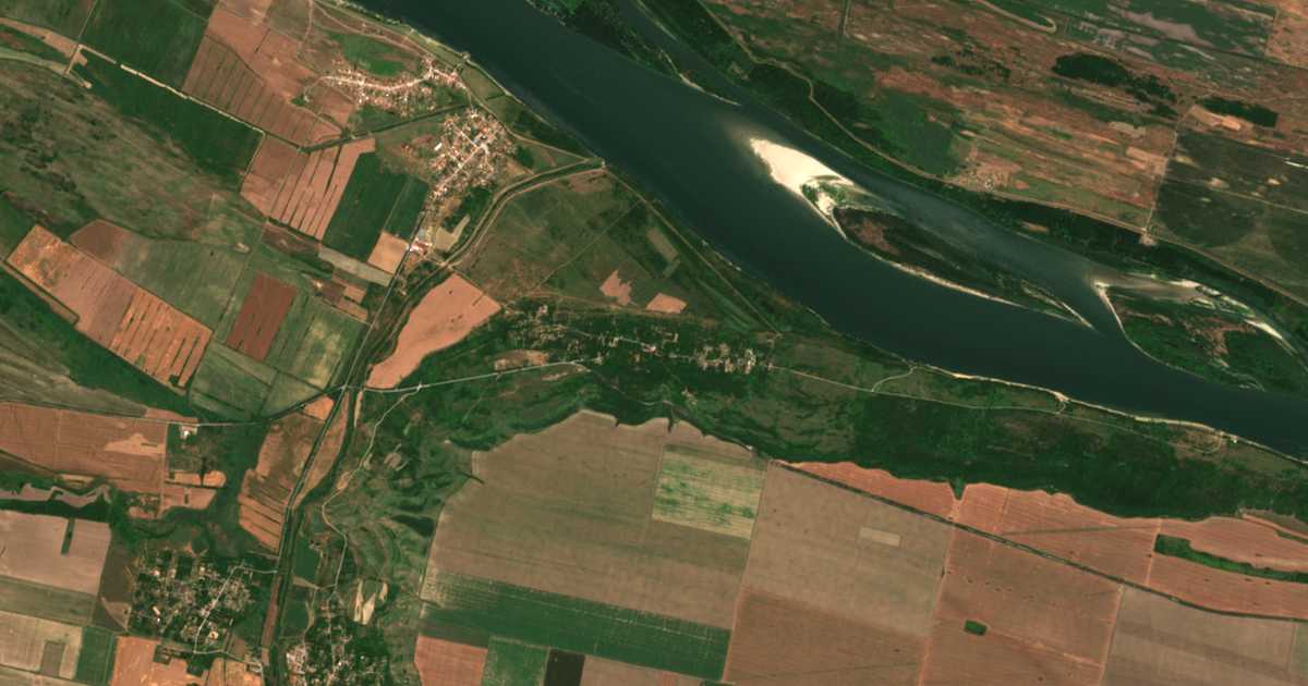 Satellitenkarte von Gorni Cibǎr