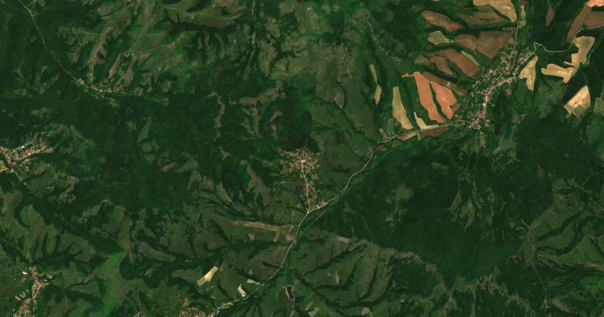 Satellitenkarte von Draganica