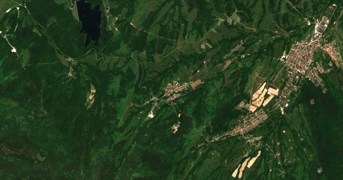 Satellitenkarte von Spančevci