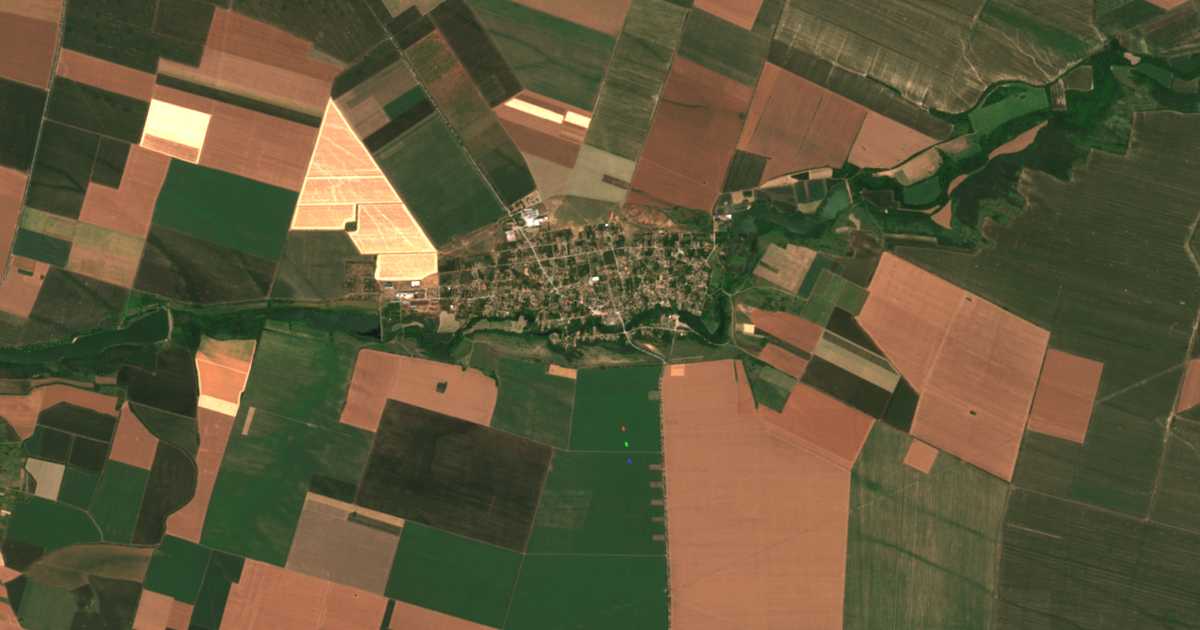 Satellitenkarte von Komoštica