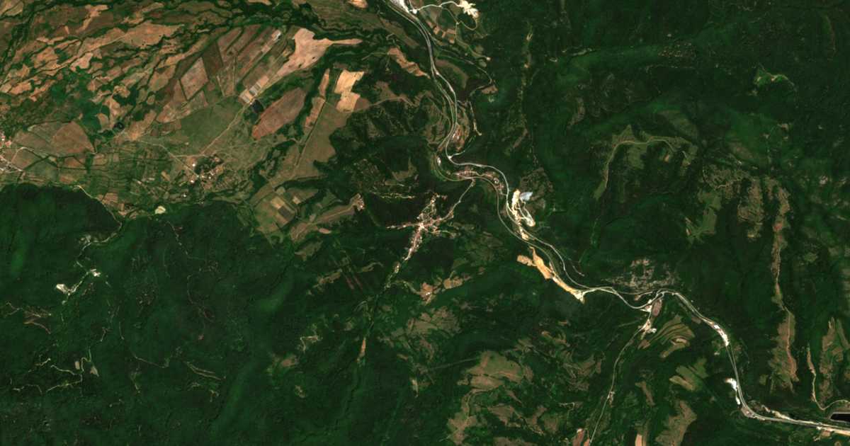 Satellitenkarte von Gabrovica