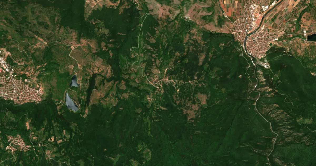 Satellitenkarte von Žrebičko