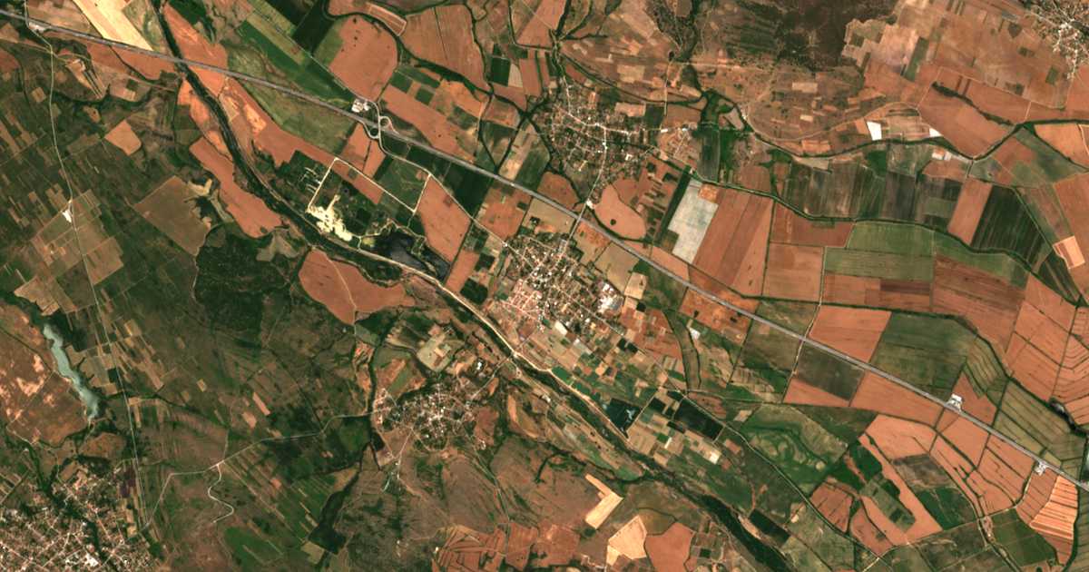 Satellitenkarte von Dinkata