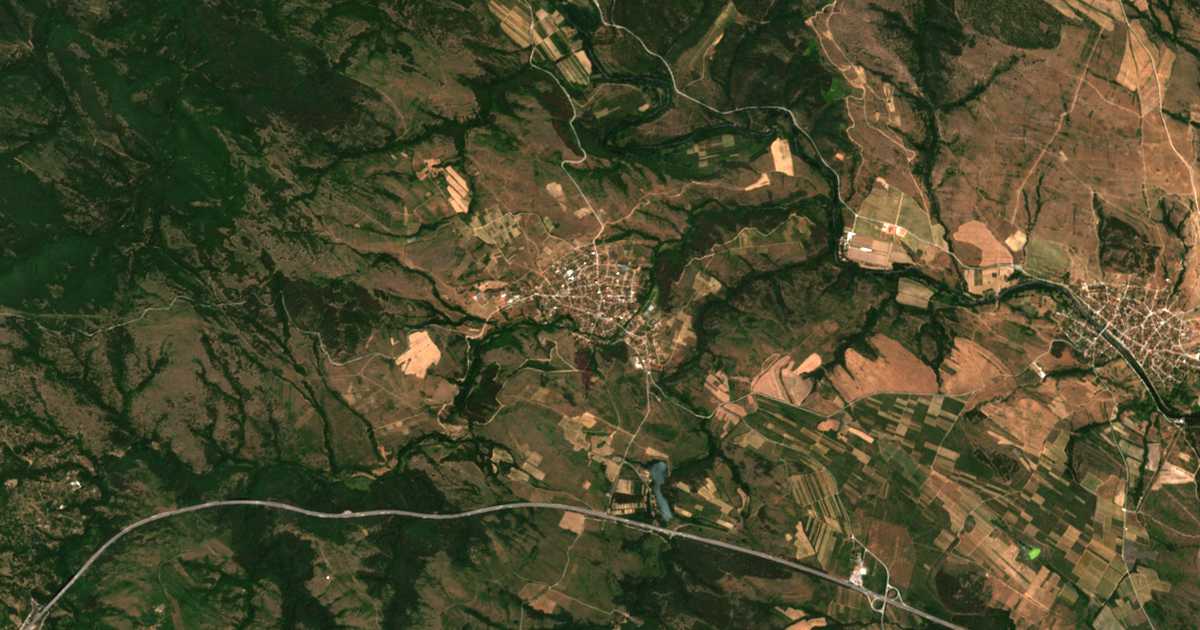 Satellitenkarte von Zerowo
