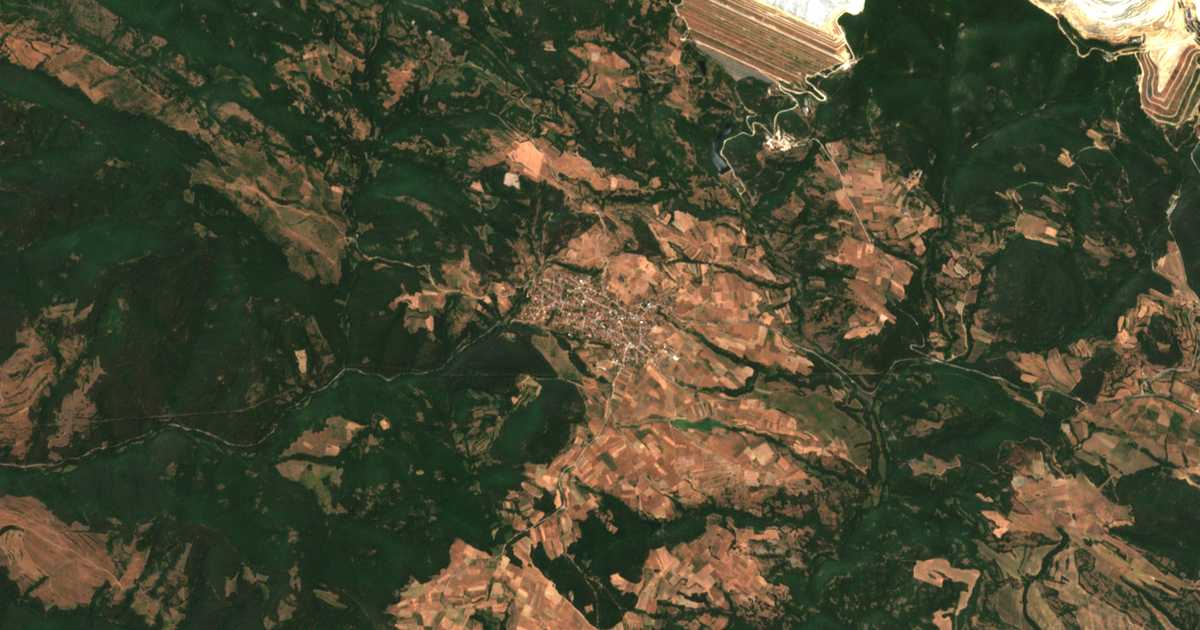Satellitenkarte von Oborischte