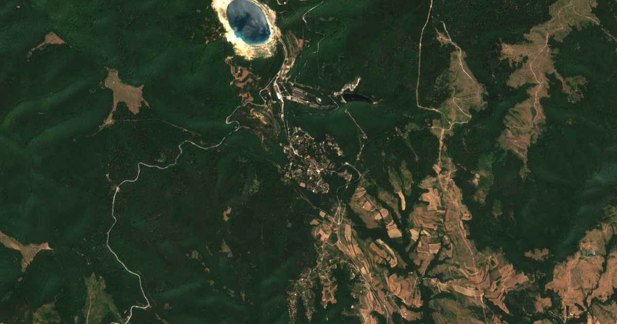 Satellitenkarte von Panagjurski Koloni