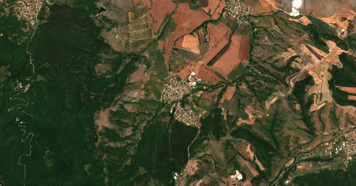 Satellitenkarte von Radilovo
