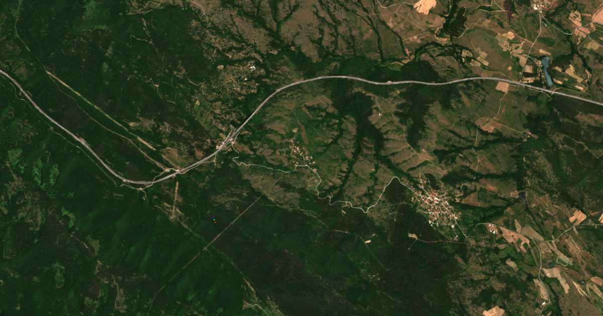 Satellitenkarte von Gorno vǎršilo