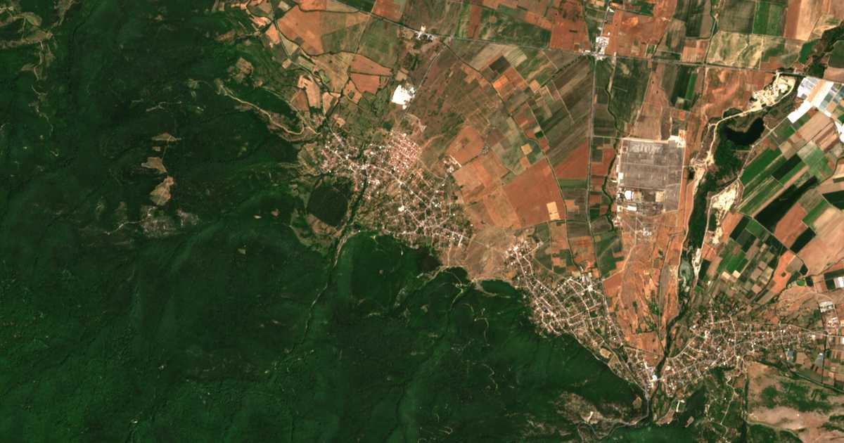 Satellitenkarte von Simeonovec