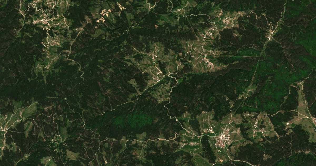 Satellitenkarte von Čolakova
