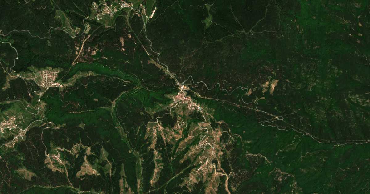 Satellitenkarte von Sveta Petka