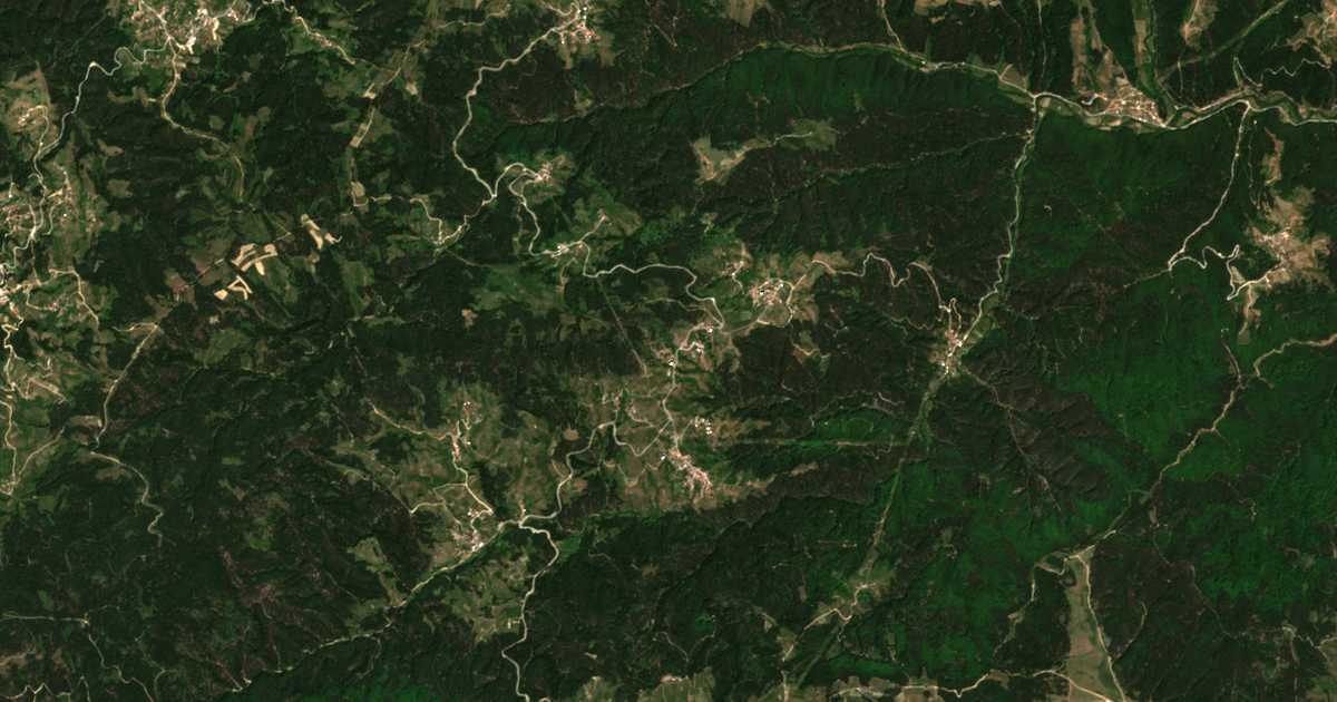 Satellitenkarte von Vranenci