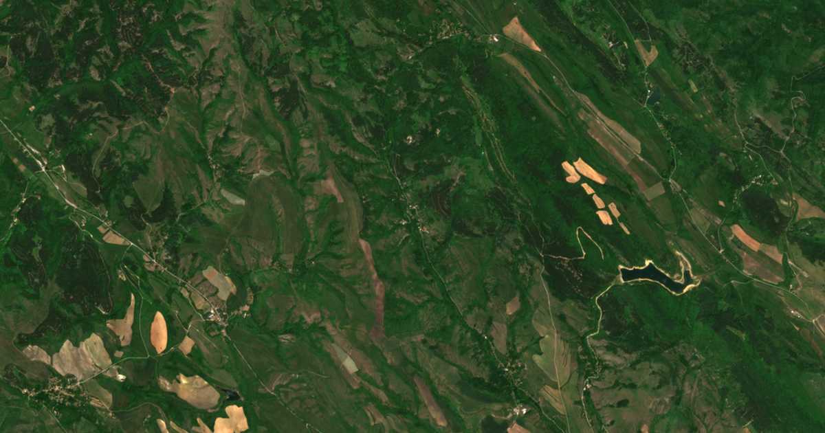 Satellitenkarte von Bilinci