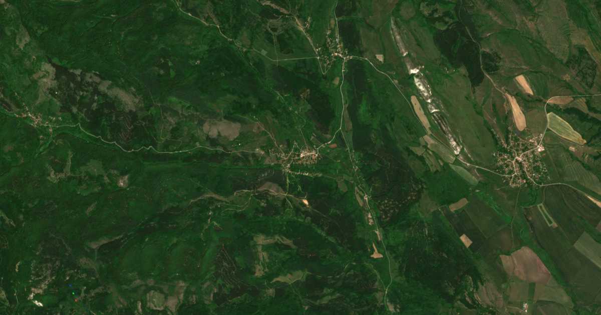 Satellitenkarte von Dolna Sekirna