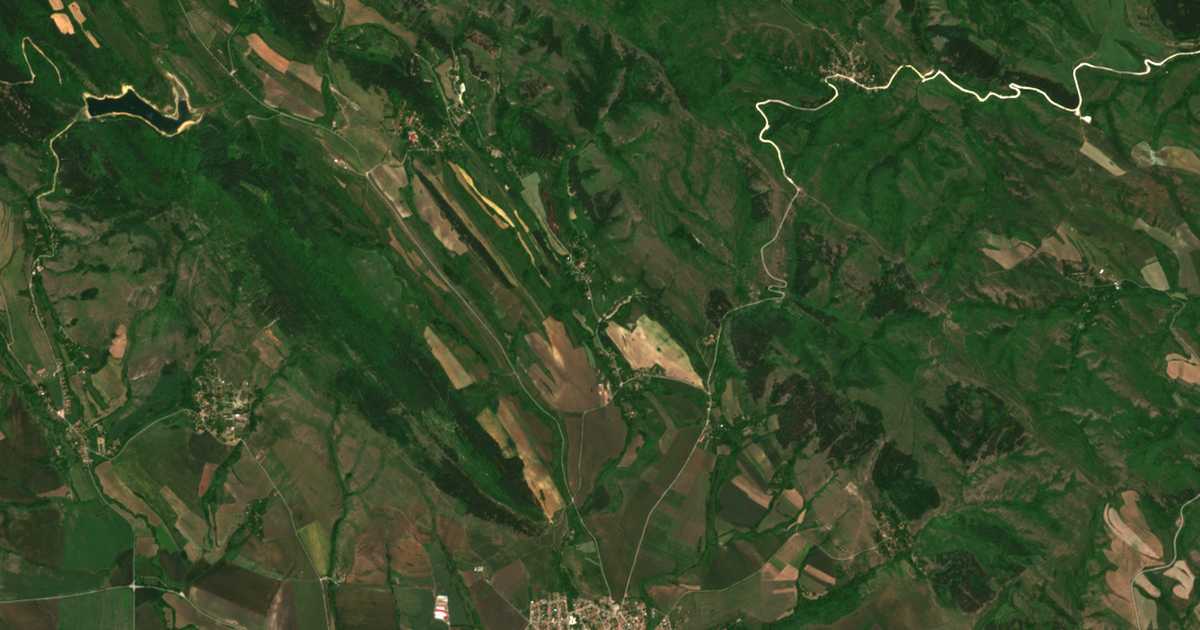 Satellitenkarte von Dolni Romanci
