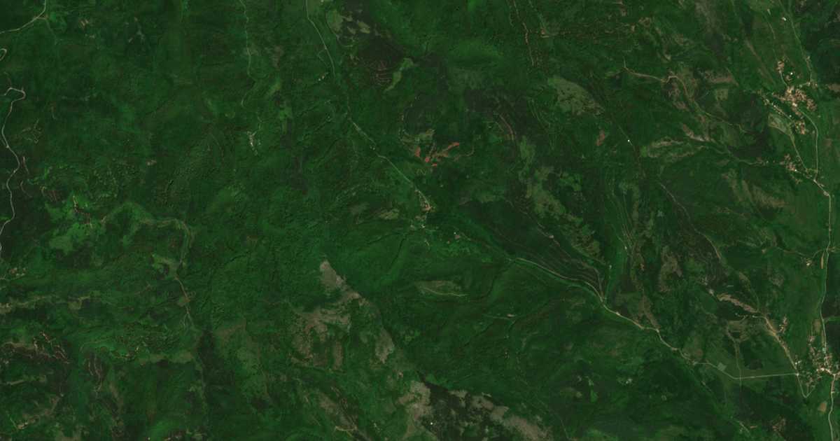 Satellitenkarte von Dušinci