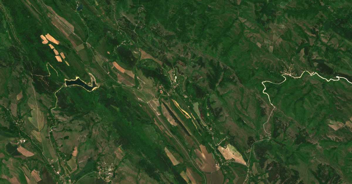 Satellitenkarte von Gorni Romanci