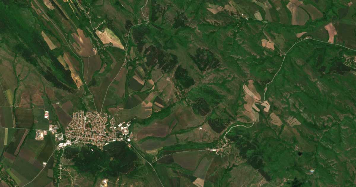 Satellitenkarte von Goz