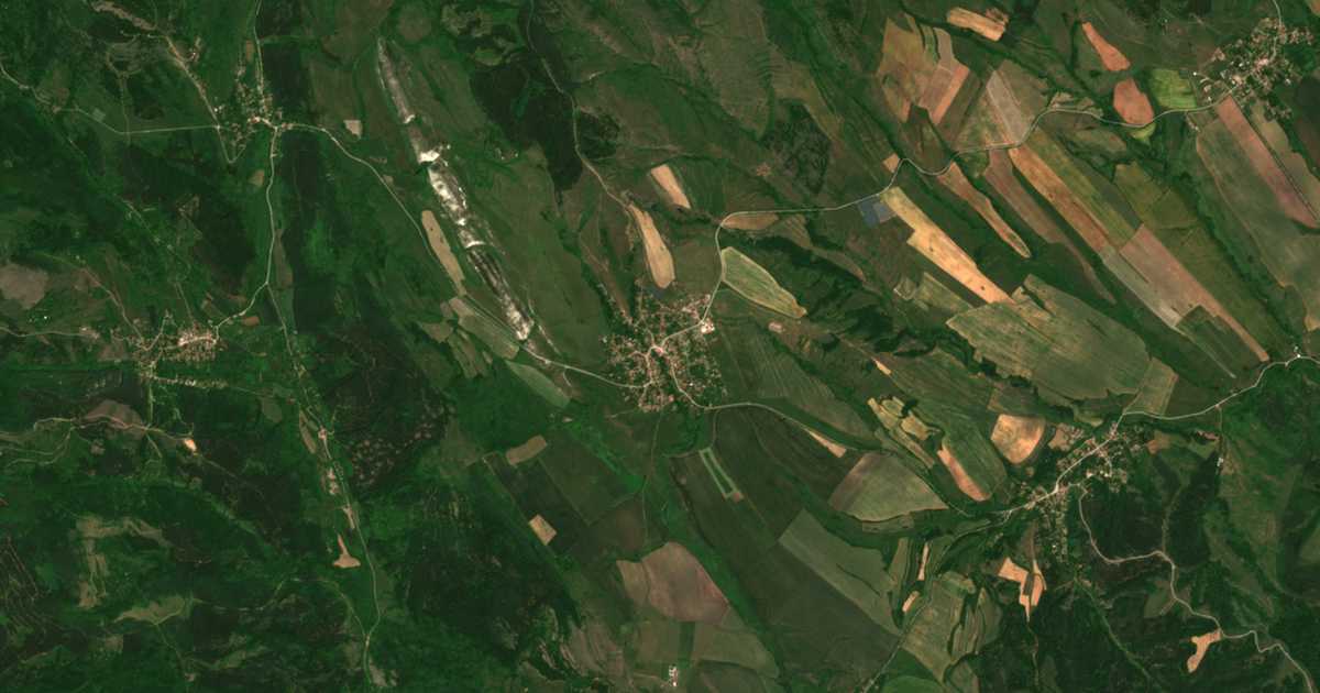 Satellitenkarte von Košarevo