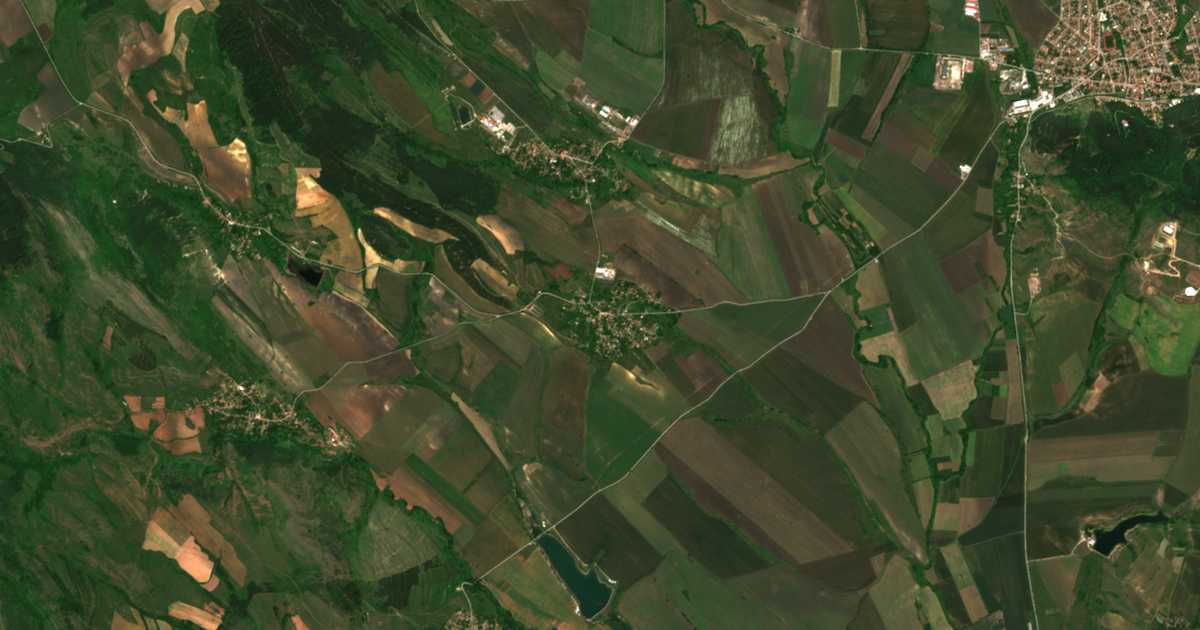 Satellitenkarte von Režanci