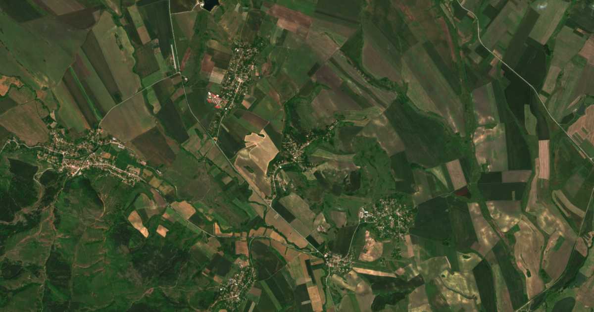 Satellitenkarte von Sopica
