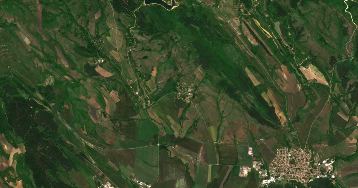 Satellitenkarte von Vidrica
