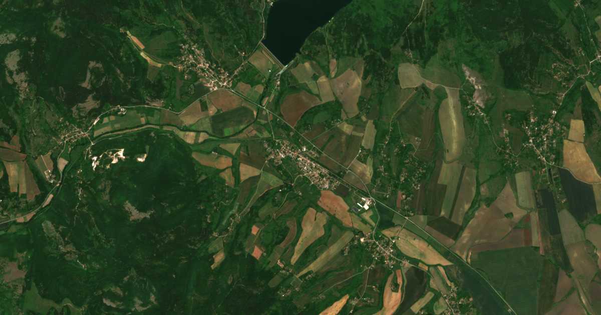 Satellitenkarte von Kalište