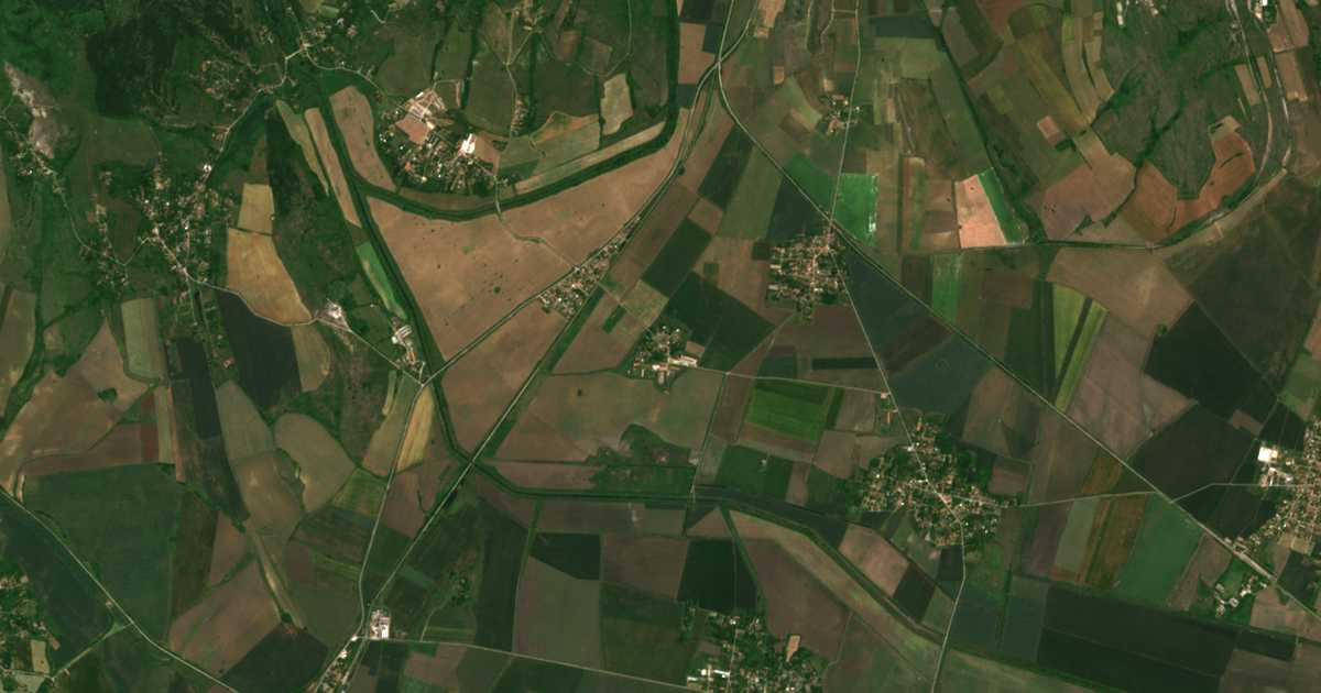Satellitenkarte von Belanica
