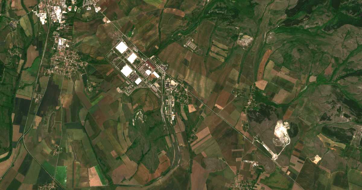 Satellitenkarte von Červena Mogila