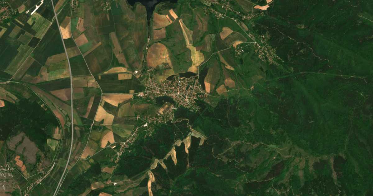 Satellitenkarte von Dren
