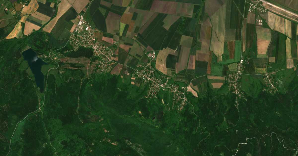 Satellitenkarte von Klenovik