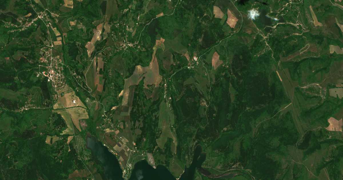 Satellitenkarte von Radiboš